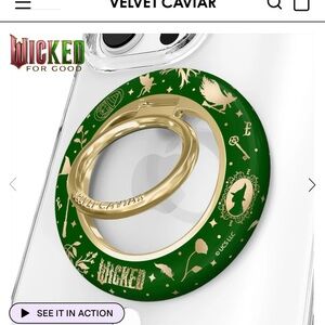 Wicked Velvet Caviar MagSafe Grip Ring Elphaba